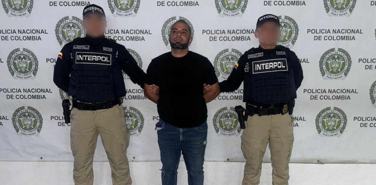 Wanted: Interpol captures Dominican “Ángel Capucha” in Colombia, alleged leader of a network operating in Cibao