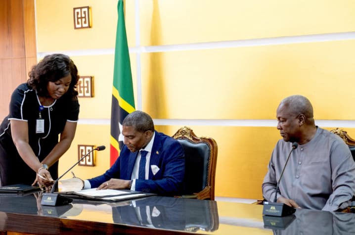 St. Kitts and Nevis citizens get visa-free travel to Ghana after landmark agreement – WIC News