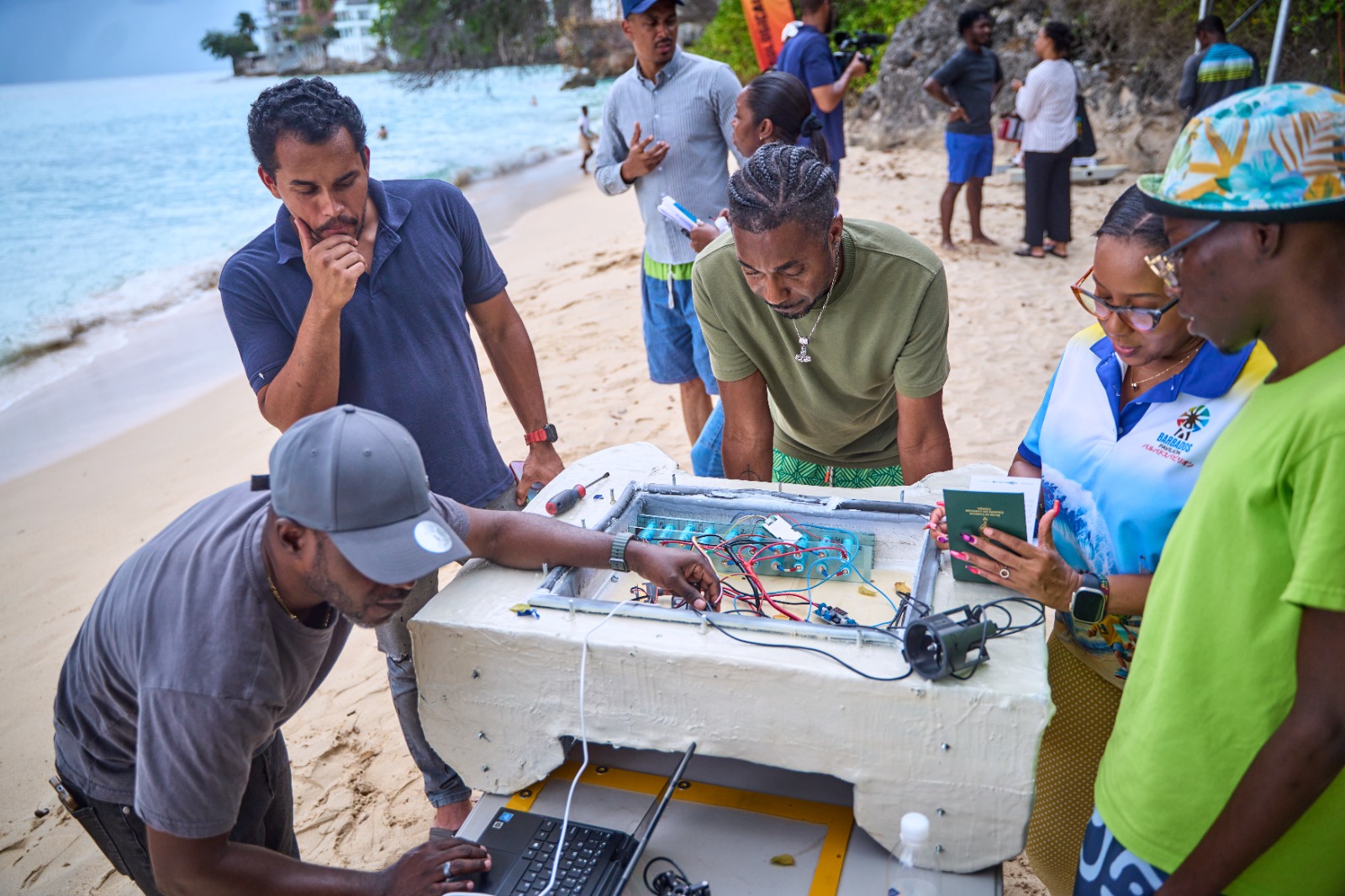 Barbadian talent shines at BMS sea drone competition