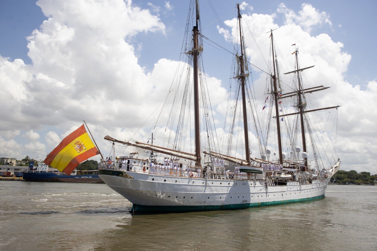 Spanish Navy training ship Juan Sebastián de Elcano to dock in Santo Domingo