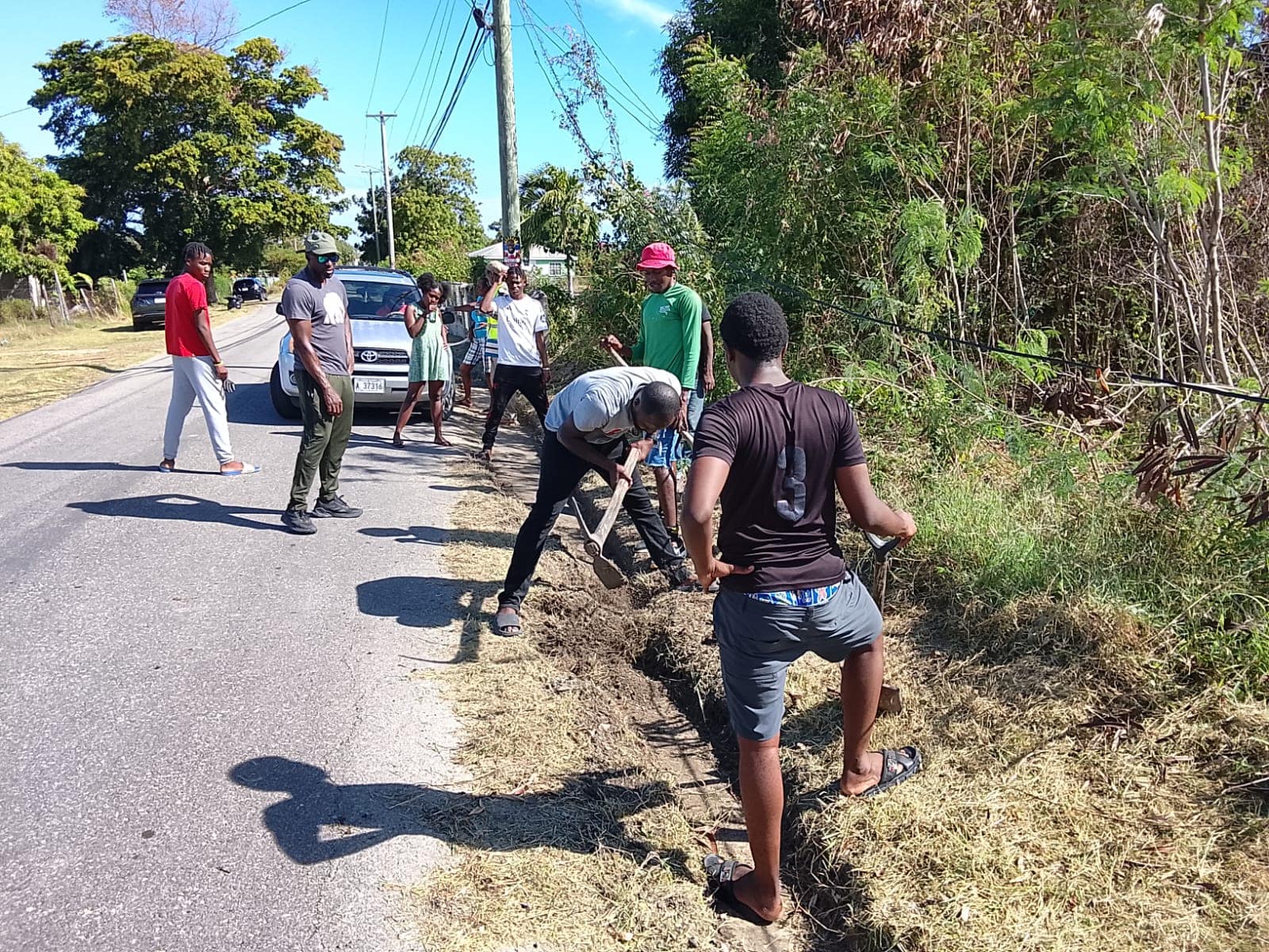 Seaglans Community Clean-Up Initiative Spearheaded by the Glanvilles Football Club