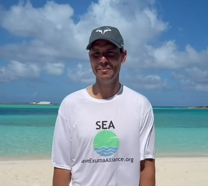 Tennis star Rafael Nadal joins ‘save Exuma’ fight