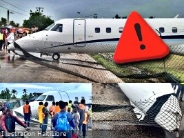 FLASH : Plane goes off-runway at Antoine-Simon Airport in Les Cayes