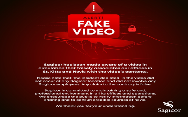 Statement video in circulation: St Kitts and Nevis