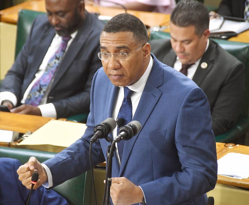Budget Debate: Holness says murders to fall below 500 this year