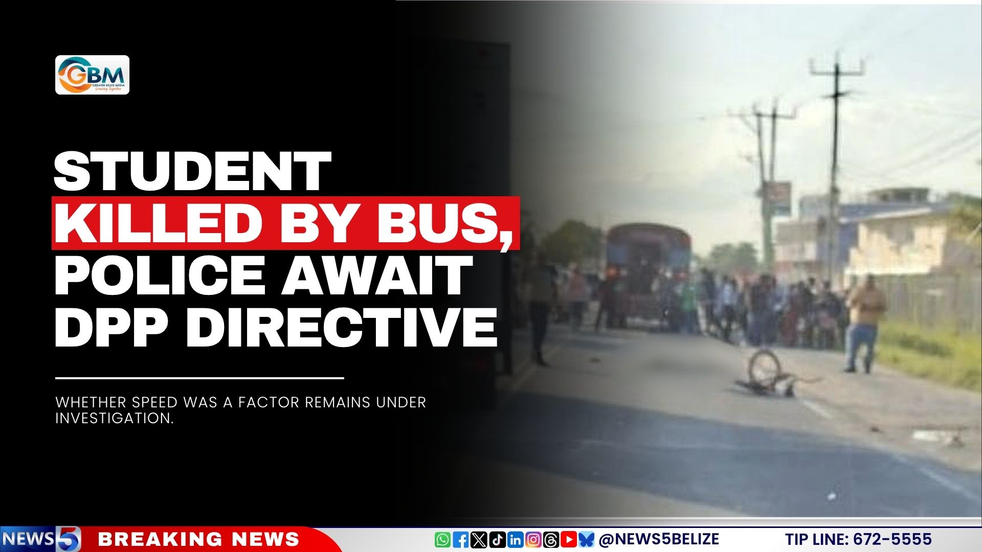 Student Killed By Bus, Police Await DPP Directive