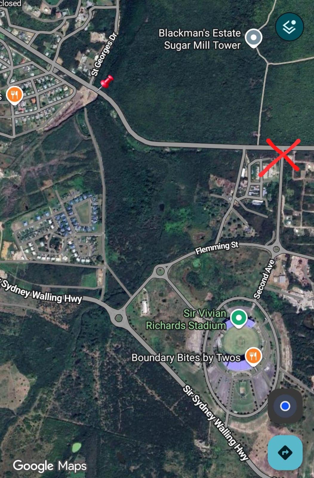 St. George’s Drive Closed as APUA Carries Out Water Main Repairs