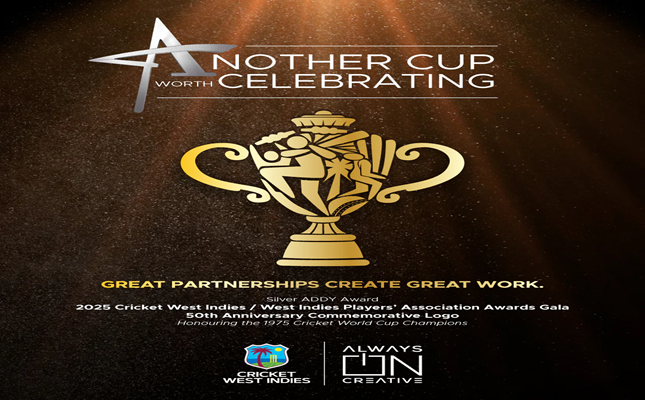 Cricket West Indies World Cup 50th Anniversary Logo Earns Silver ADDY Award