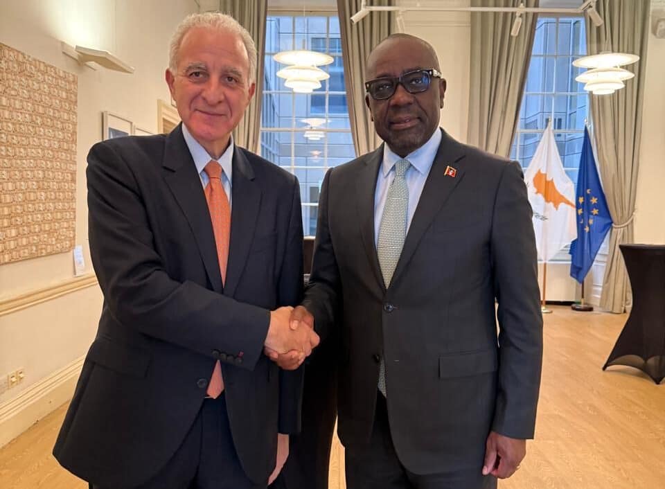 FM Greene Engages Cyprus on Blue Economy Cooperation and Multilateral Priorities