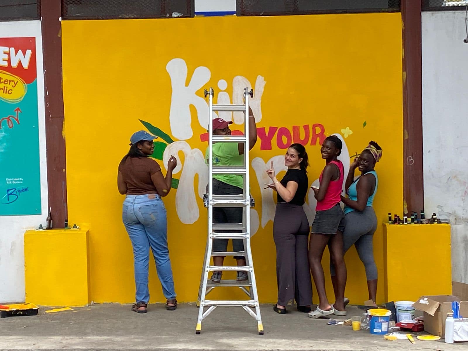 WISH and Hopeful Hearts Foundation Unveil “More Good Days, Together” Mural at the Historic Antigua Recreation Grounds