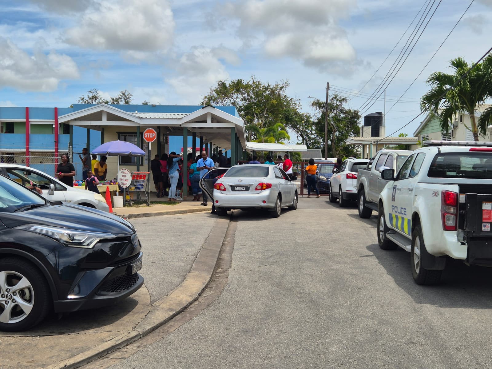Confusion at Charles F. Broome as parents rush to collect students