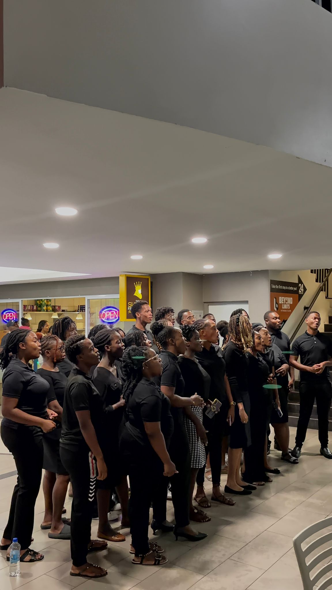 Youth choir spreads message of hope in mall flash mob