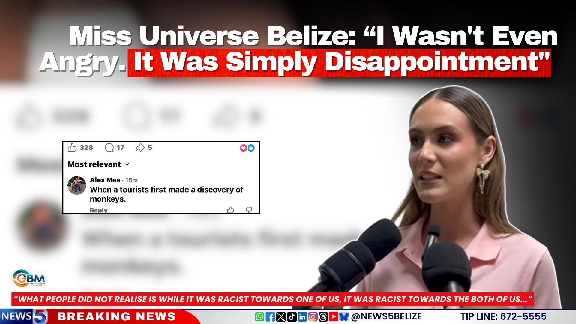 Miss Universe Belize: “I Wasn’t Even Angry. It Was Simply Disappointment”