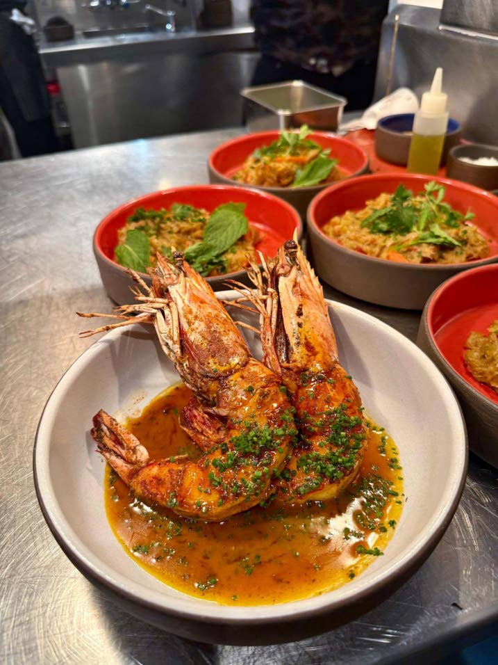 Hot Peppa Shrimp for My Jamaican Table