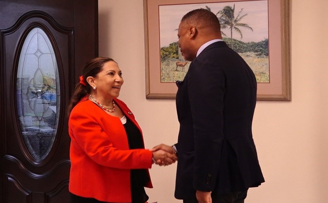 Premier Brantley hosts Panama Ambassador to SKN on official Nevis visit