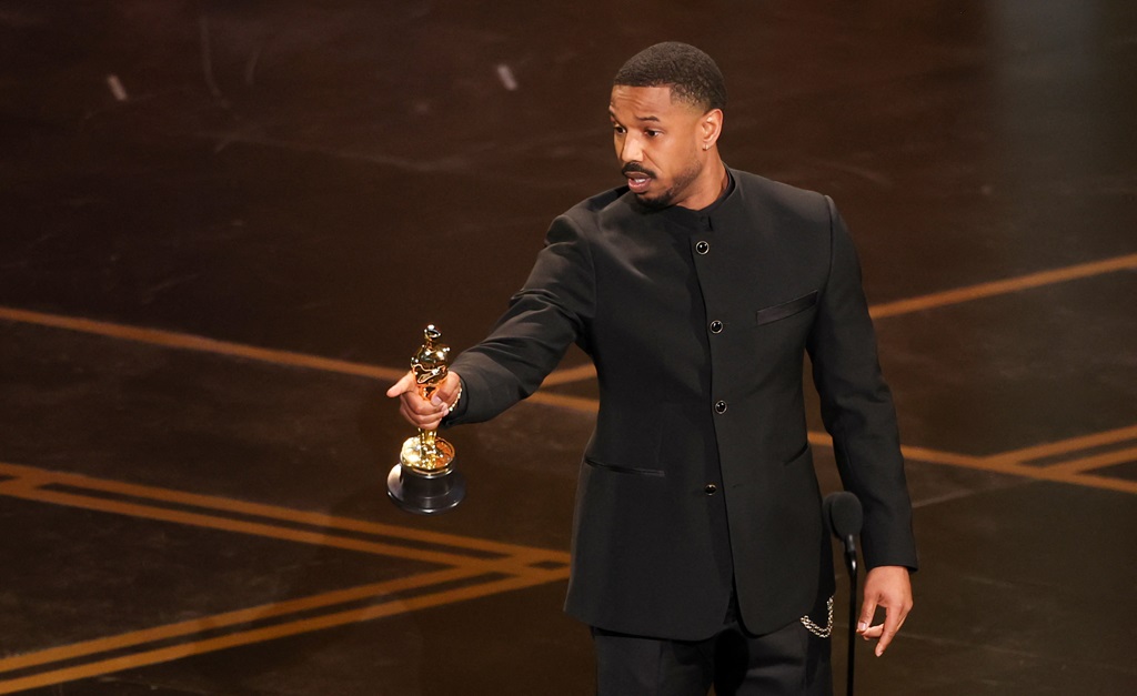 Michael B Jordan wins best actor Oscar for ‘Sinners’
