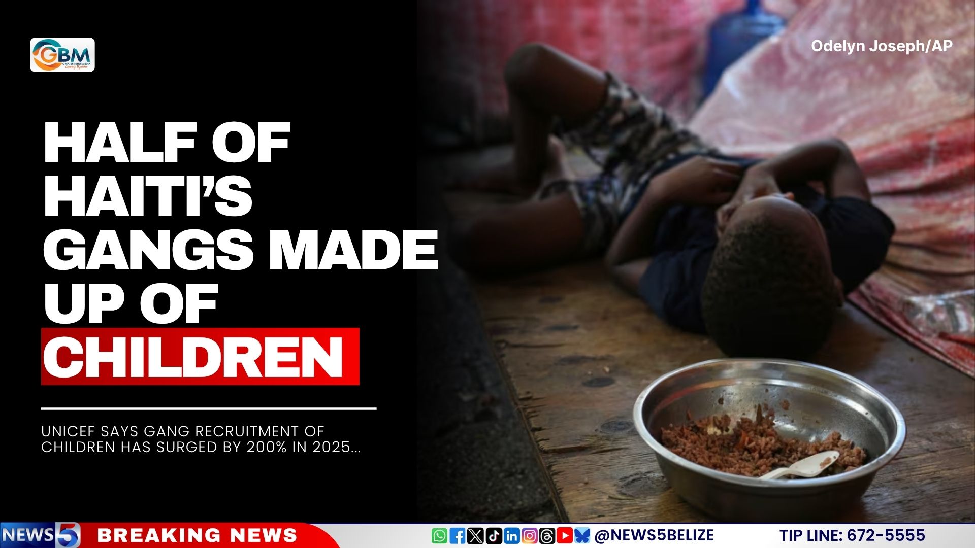 Half of Haiti’s Gangs Made Up of Children