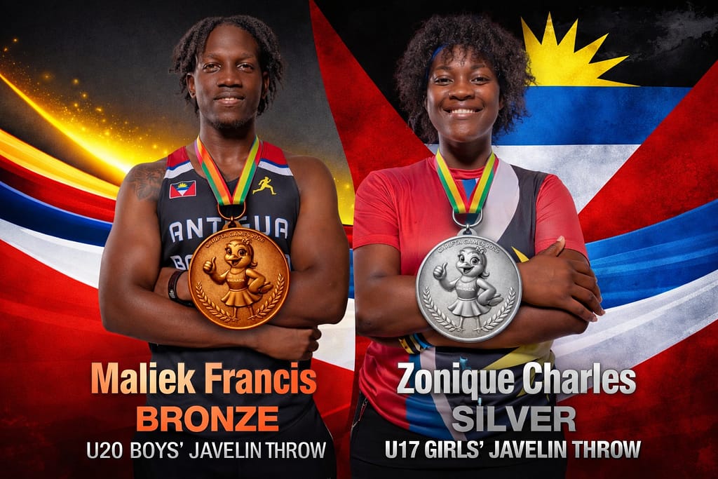 Sports Minister Hails Two More CARIFTA Medals as ‘Proud Moment’ for Antigua and Barbuda