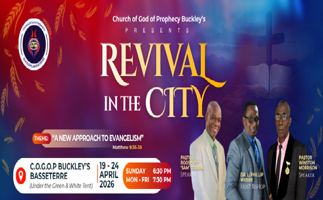 “Revival in the City” at Buckley’s – April 19-24