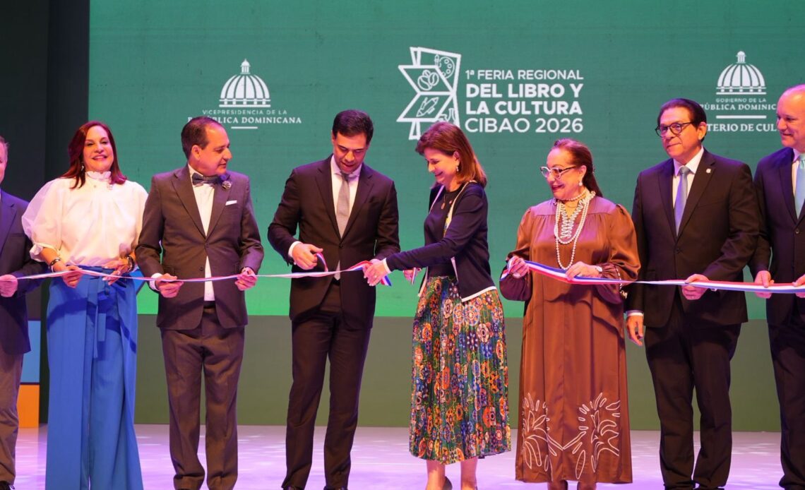 Raquel Peña launches Cibao Regional Book Fair 2026 in Santiago
