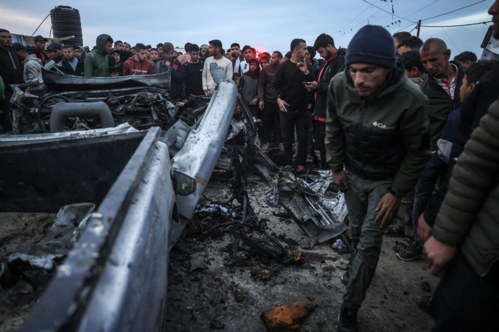 Gaza civil defence says Israeli strikes kill 13