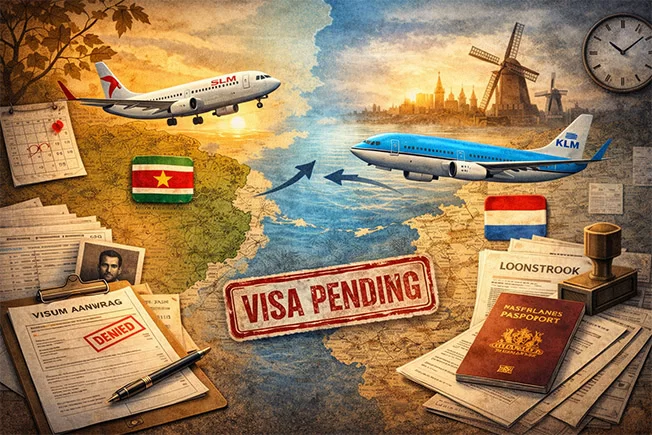 Column: De laatste ontmoeting die misschien niet komt; kille visumprocedure