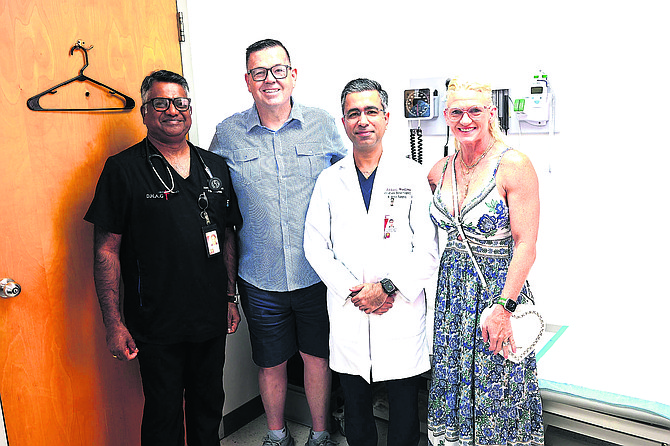 US ex-cop reunites with Doctor’s Hospital surgeon who saved his life