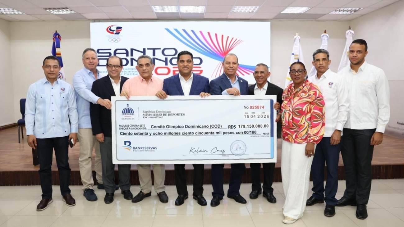 Government delivers RD$178 million for athletes ahead of XXV Central American and Caribbean Games