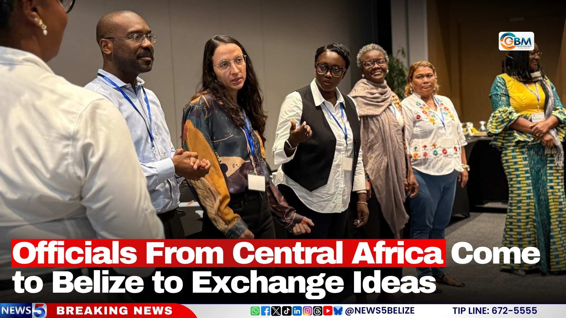 Officials From Central Africa Come to Belize to Exchange Ideas
