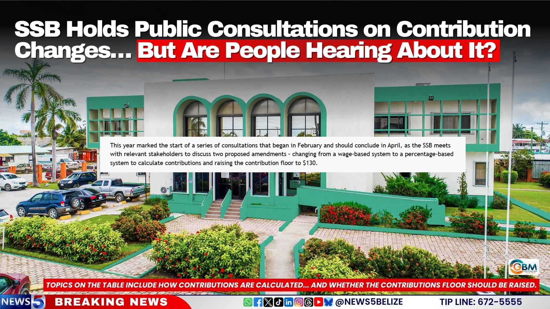 SSB Holds Public Consultations on Contribution Changes… But Are People Hearing About It?