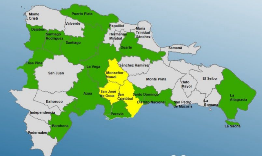 COE expands weather alerts as heavy rains continue across Dominican Republic