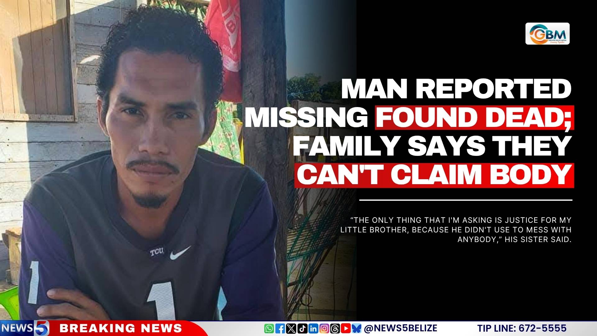 Man Reported Missing Found Dead; Family Says They Can’t Claim Body