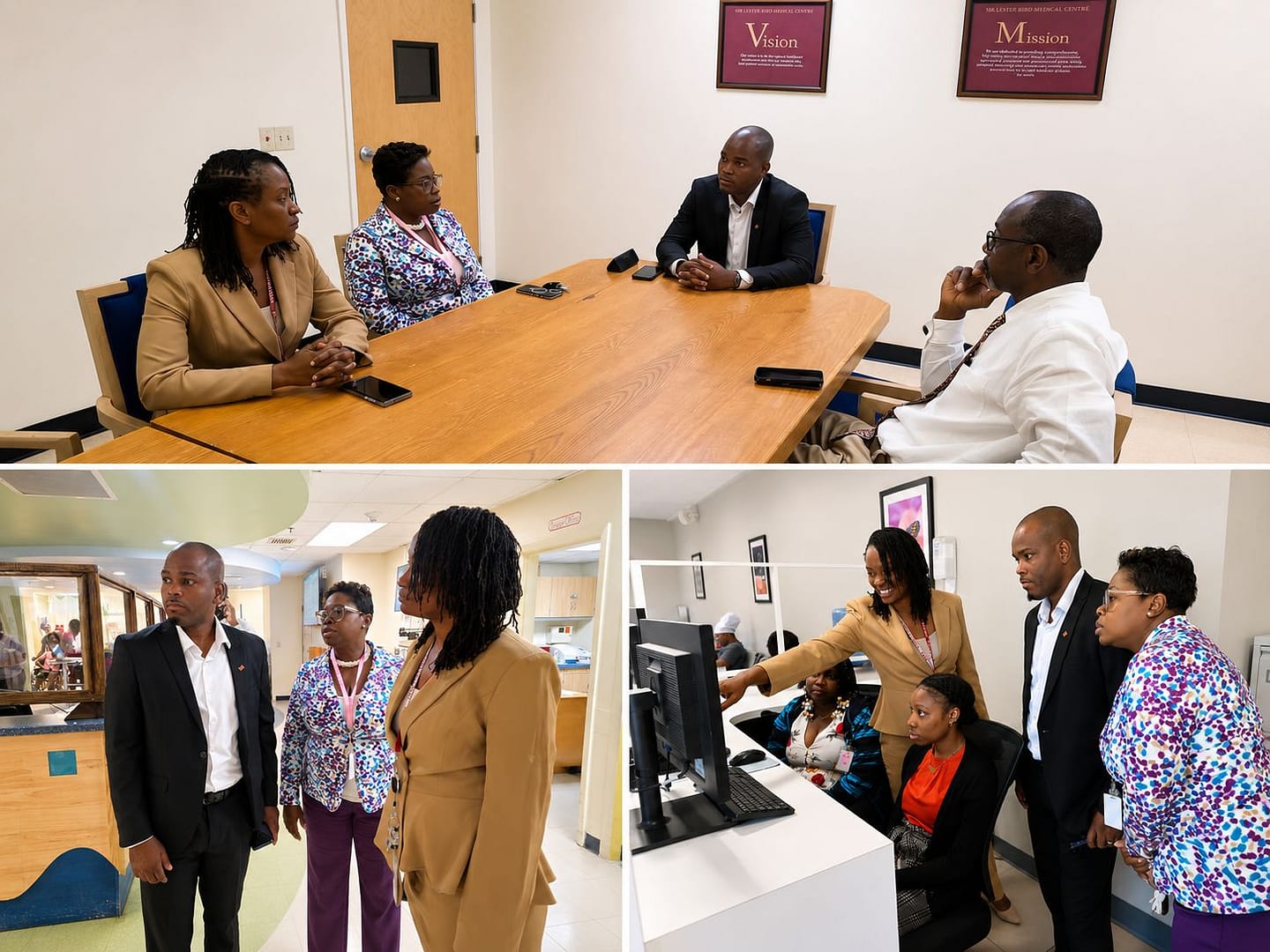 Minister of Health Conducts Introductory Visit to Sir Lester Bird Medical Centre
