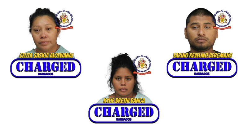 Surinamese nationals charged with drug offences