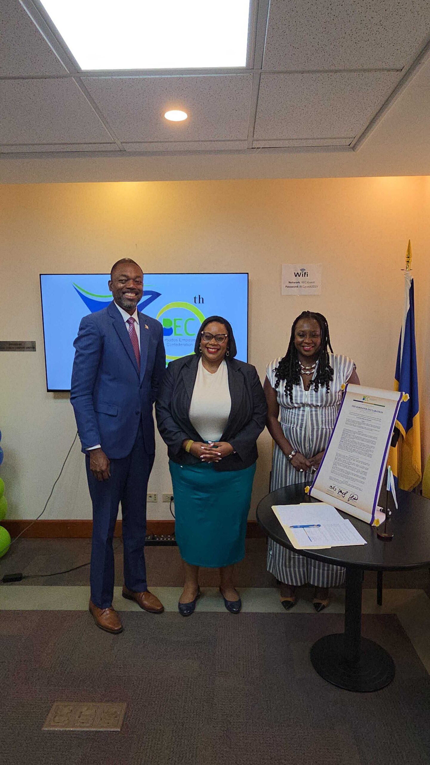 BEC at 70 inks ‘Barbados Declaration’