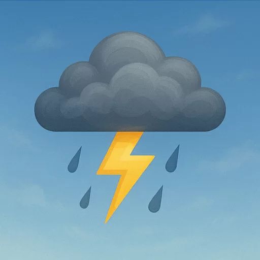Opnieuw nat en zwaarbewolkt; kans op onweersbuien blijft groot
