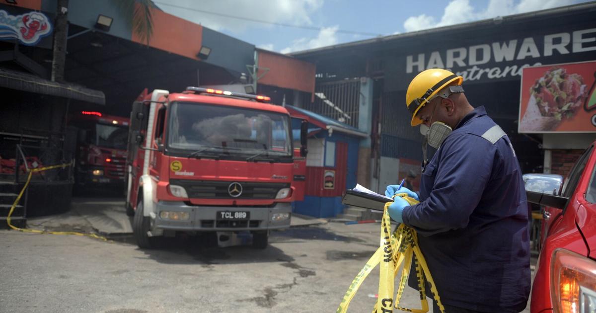 Tampering at fire scene