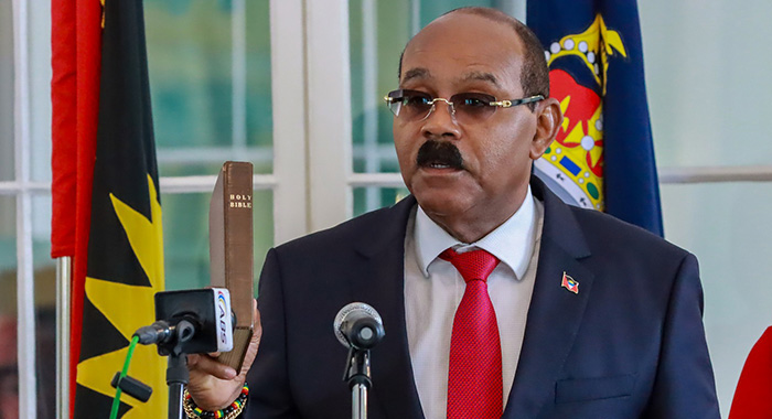 PM Browne sworn into office for 4th consecutive term
