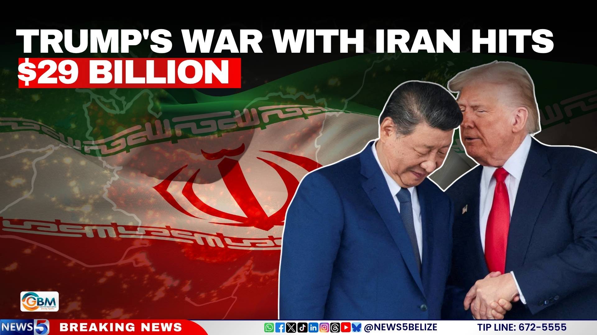 Trump’s War with Iran Hits $29 Billion