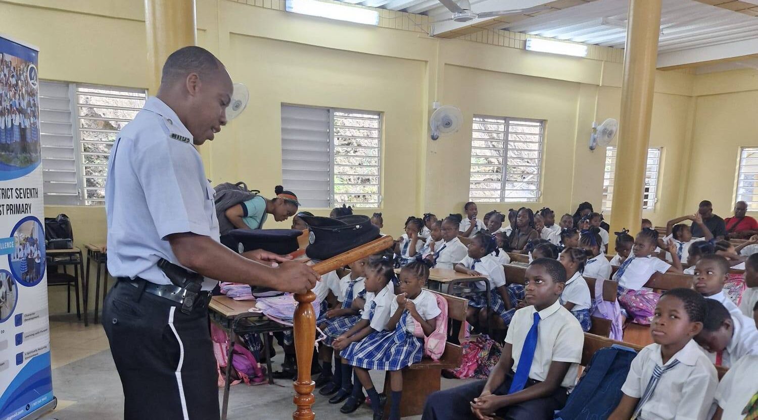 Police visit SDA school for World Boys Day