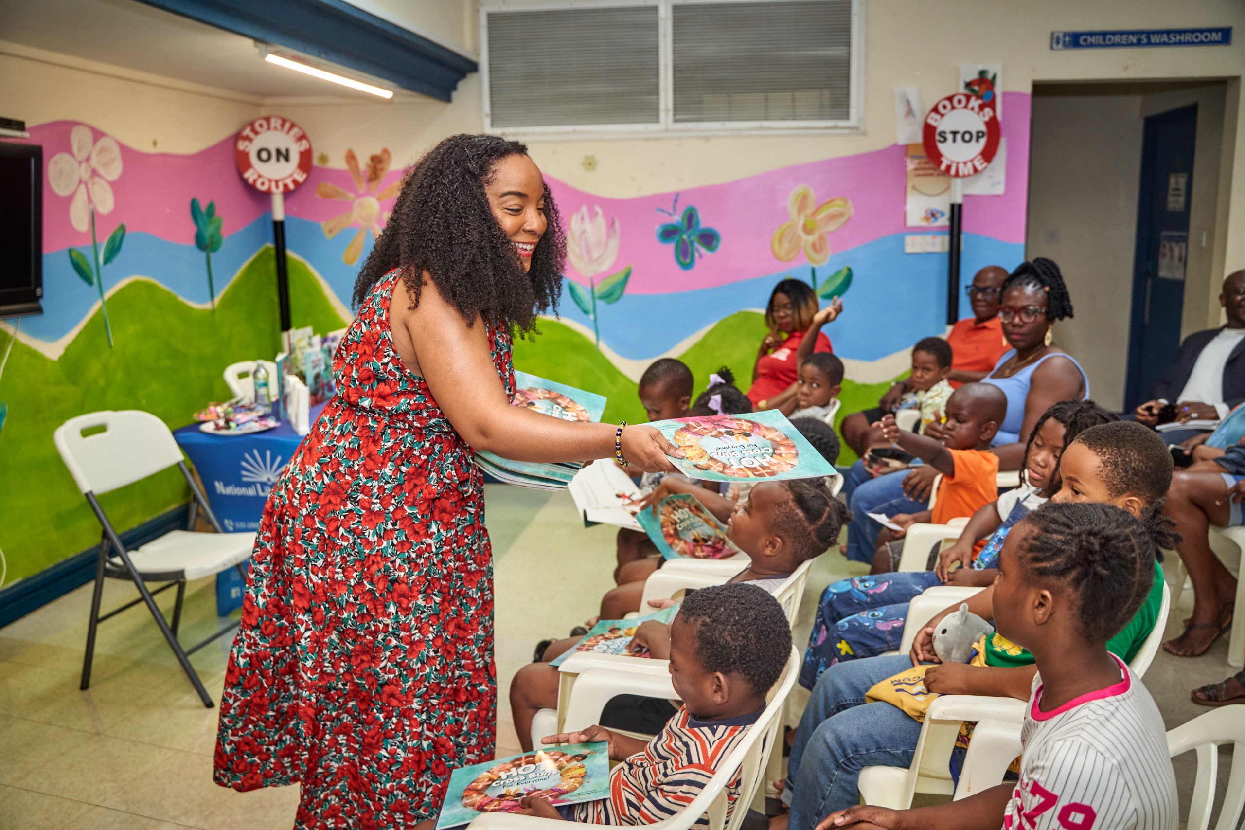 Award‑winning author delights young readers at library event