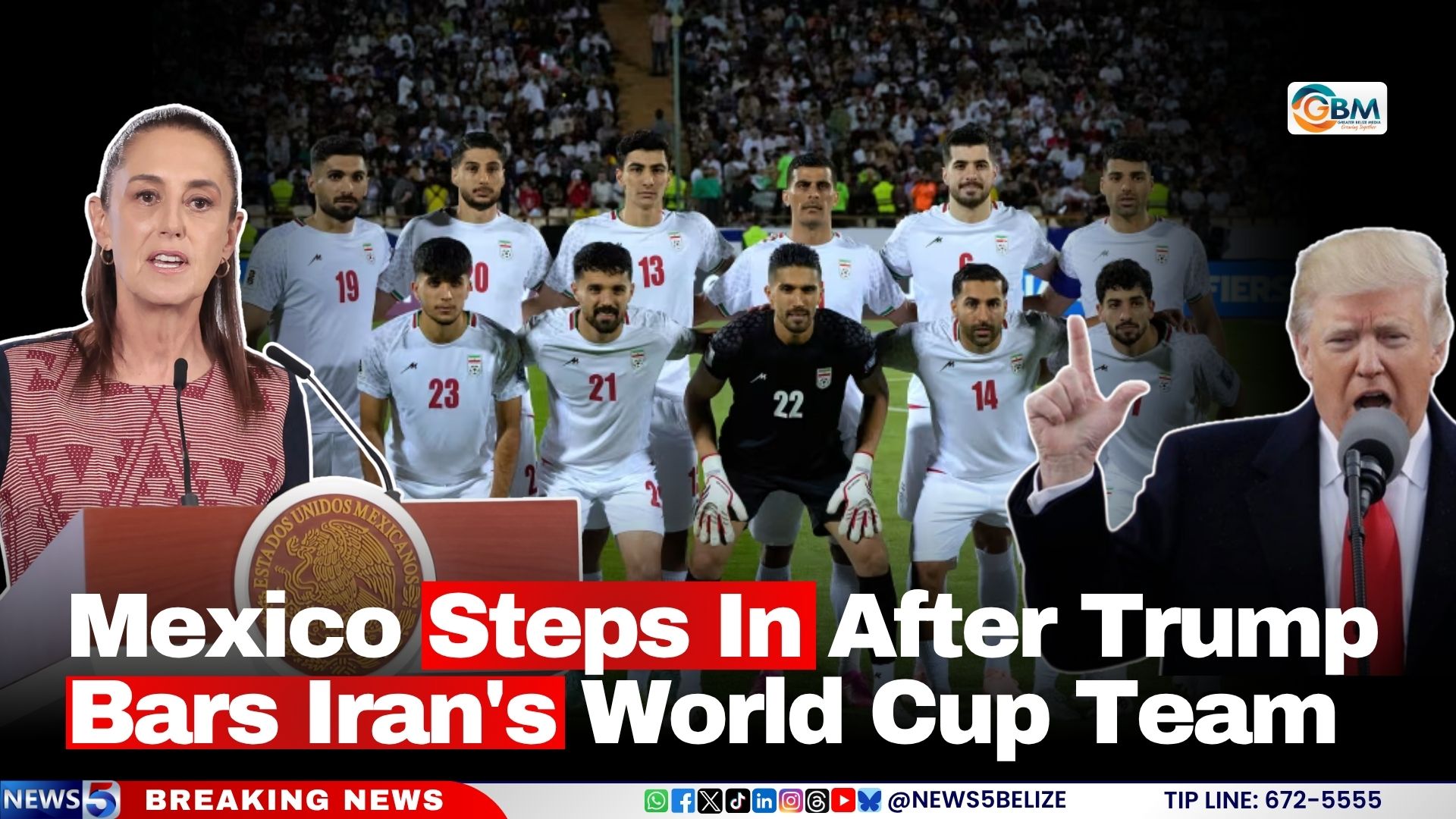 Mexico Steps In After Trump Bars Iran’s World Cup Team