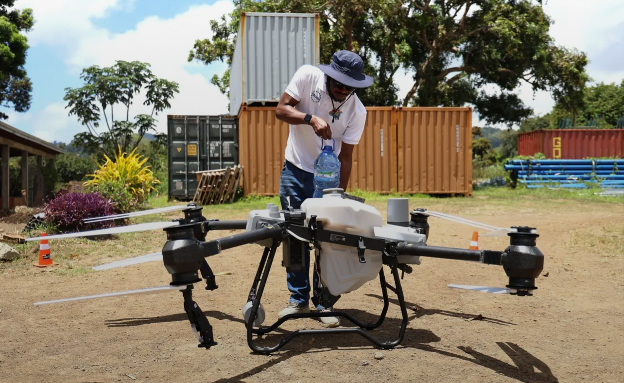 Grenada advances smart farming with drones and RFID Technology