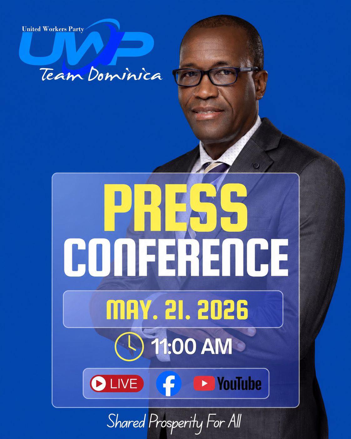 LIVE FROM 11AM: UWP Press Conference 21st May 2026