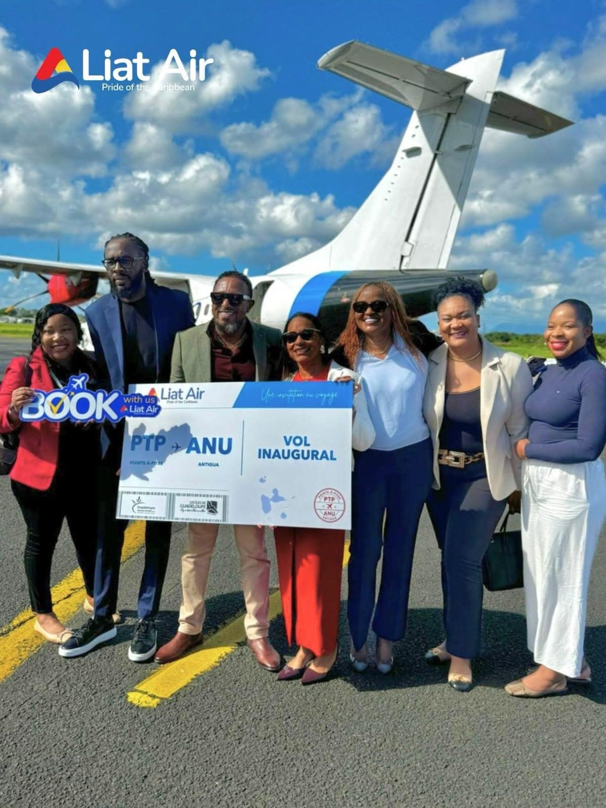 LIAT Air Launches Direct Antigua-Guadeloupe Service