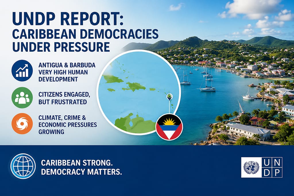 UNDP Report Says Caribbean Democracies Under Pressure Despite Development Gains