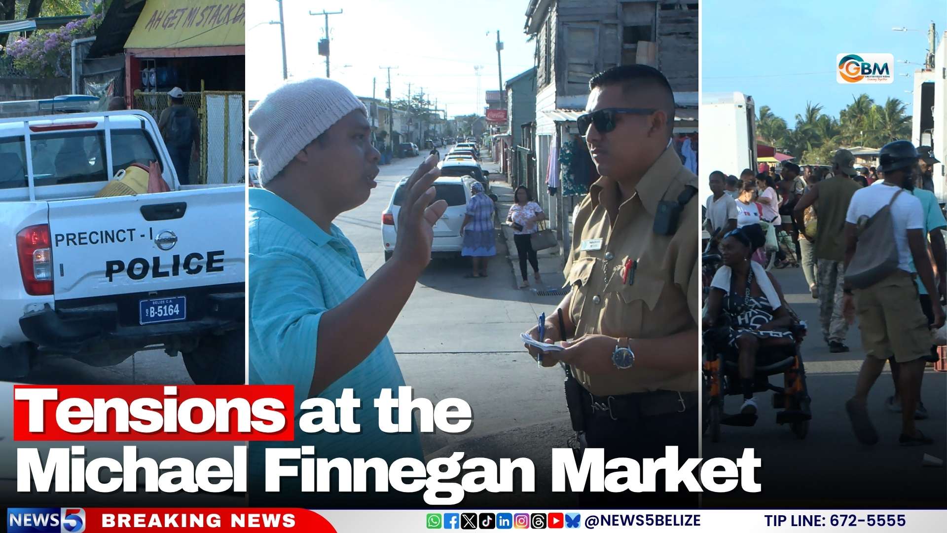Tensions at the Michael Finnegan Market