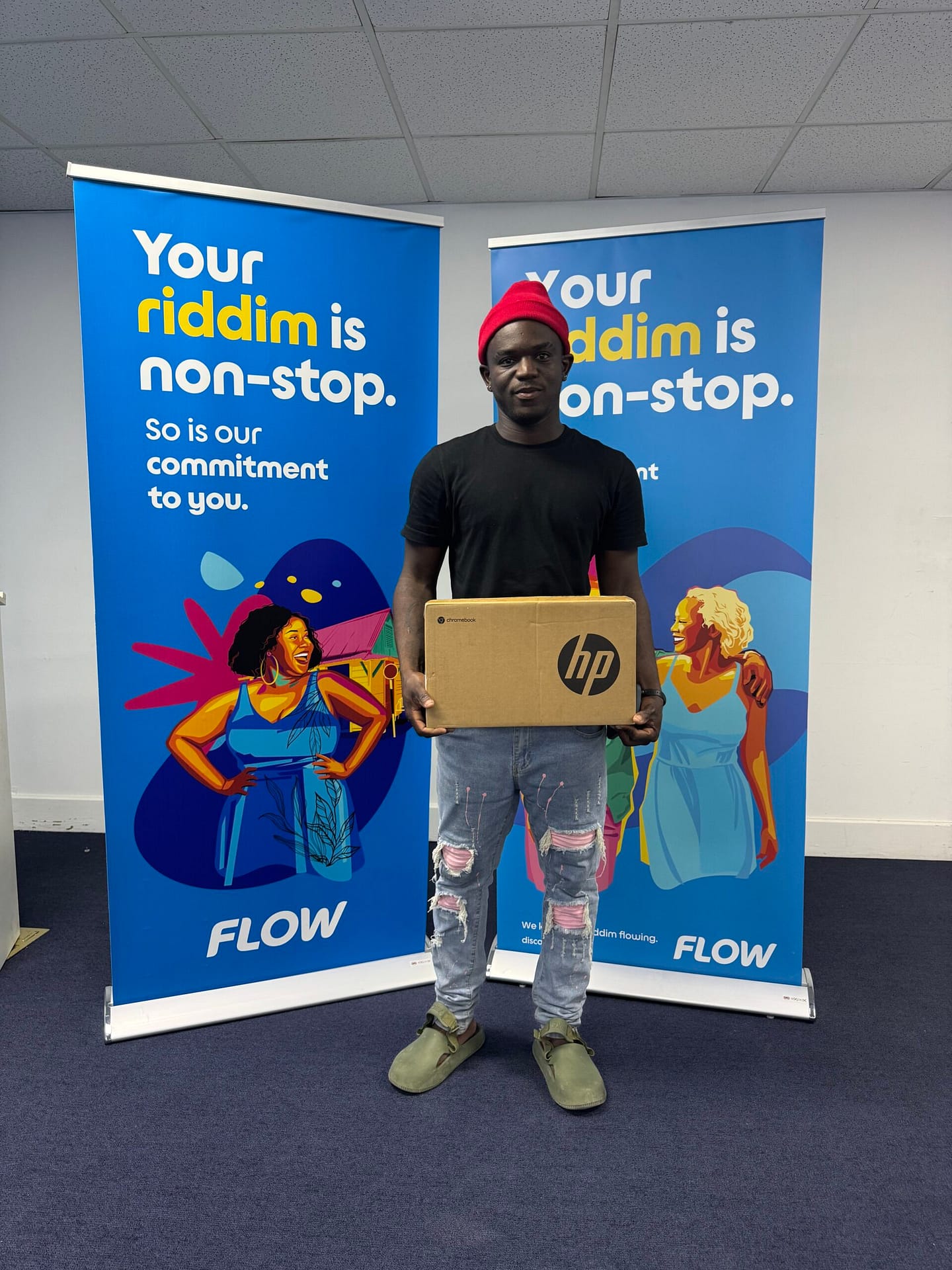 Brent Kirby Wins First Chromebook in Flow’s ‘Riddim and Rewards’ Weekly Promotion