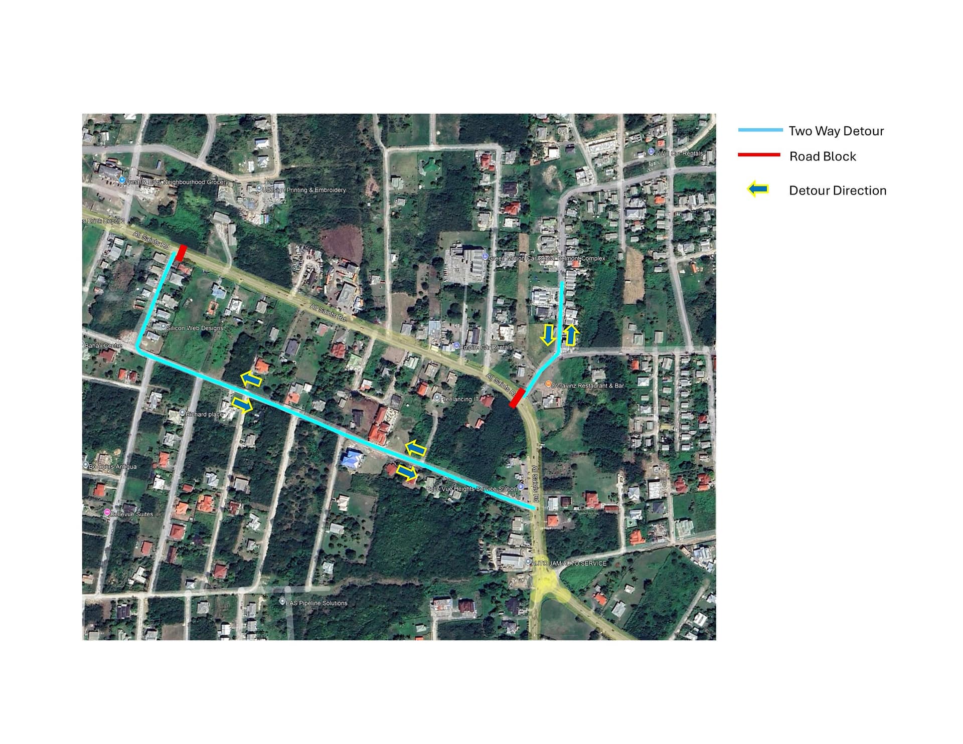 All Saints Road Detour in Effect Sunday for Major Infrastructure Works