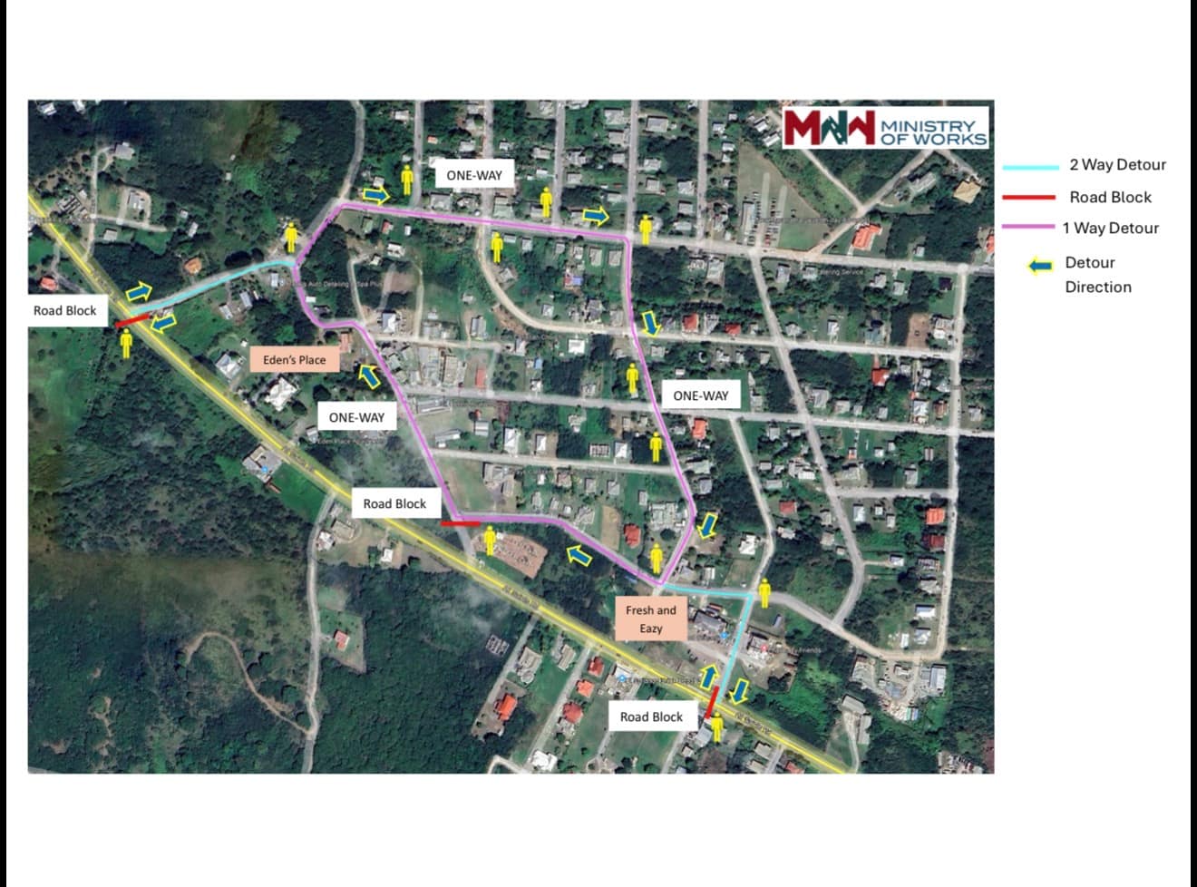 NOTICE: Roadworks to Trigger Overnight Detour on All Saints Road Friday Night